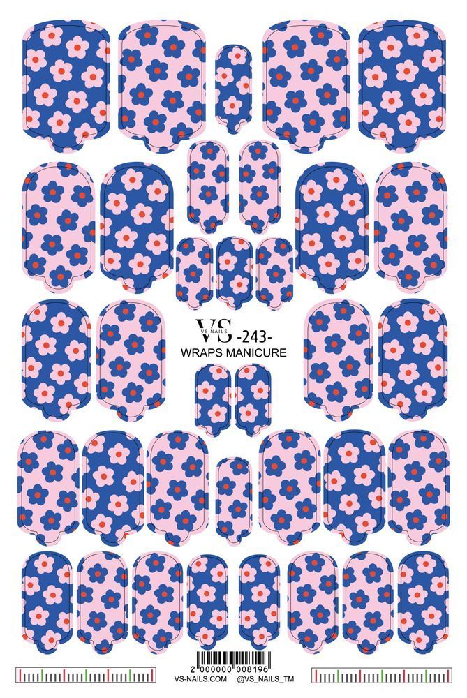 Плівки для манікюру -243- wraps243 фото