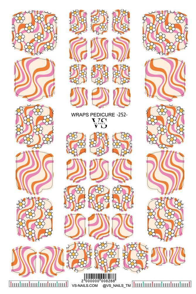 Плівки для манікюру -252- wraps252 фото