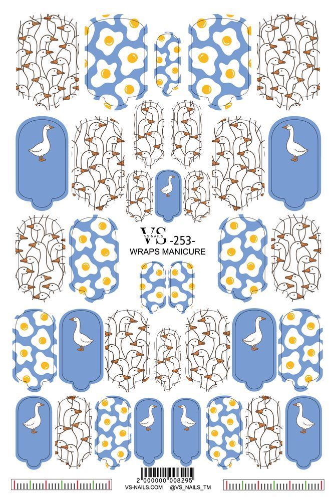 Плівки для манікюру -253- wraps253 фото