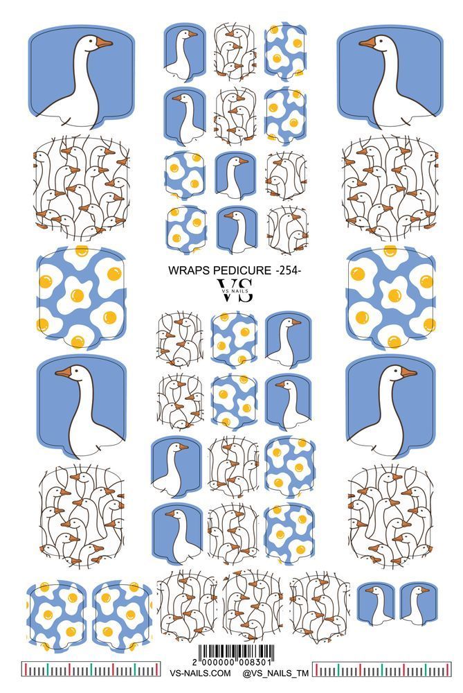 Плівки для манікюру -254- wraps254 фото