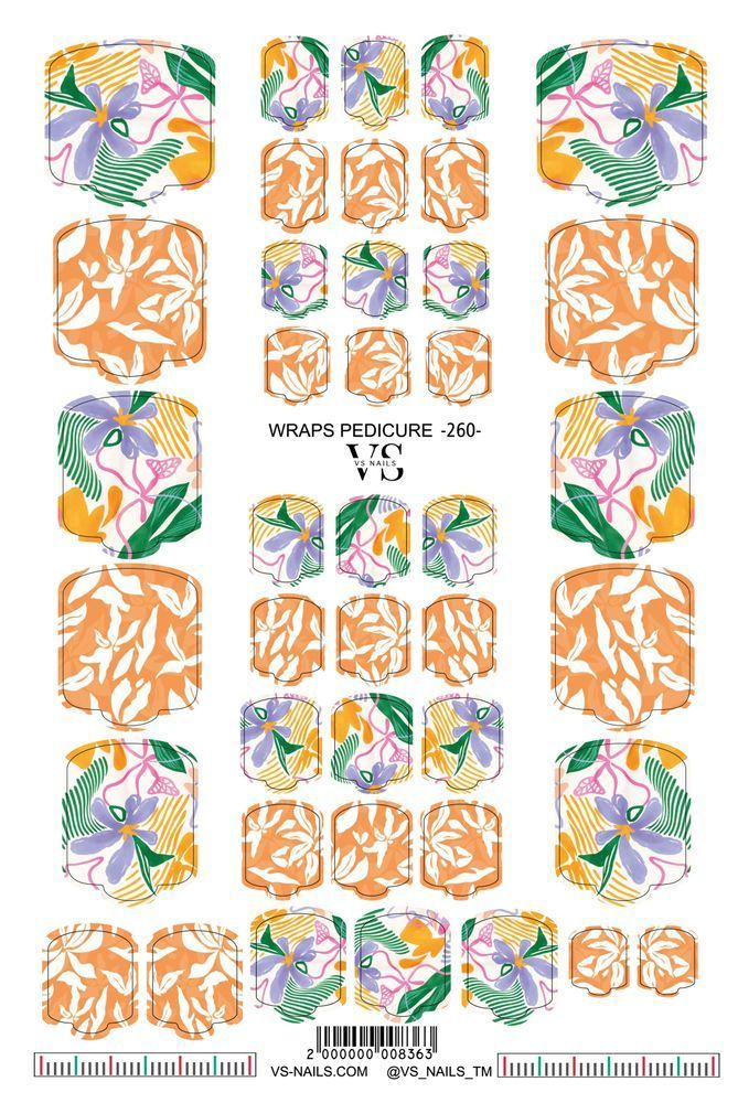 Плівки для манікюру -260- wraps260 фото