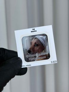 Стикерпак на телефон , ноутбук ,блокнот таполапка с блестками S025 3DstickerS25 фото